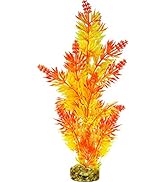 Blue Ribbon Pet Products ABLCB2006OR Bush Plant for Aquarium, Large, Orange