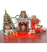 Merry Christmas Pop Up Card, Handmade 3D Pop Up Cards For Christmas, Christmas Cards For Children, Christmas Greeting Cards With Envelopes, Perfect