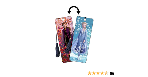 Amazon Com 3d Disney Princess Lenticular Bookmarks By Artgame Anna Elsa Flip One Bookmark Office Products
