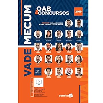 Capa do livro Vade Mecum OAB concursos - 1ª edição de 2019