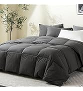 Luxury Goose Feathers Down Comforter King Size, Fluffy and Ultra-Soft for All Season Use, Duvet Insert with Sorona Fill 51%2BR9PKFFUL. AC SR166,182