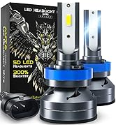 UMISHI H11/H9/H8 LED Headlight Bulbs, 60W 10000 Lumens Super Bright LED Headlights Conversion Kit...