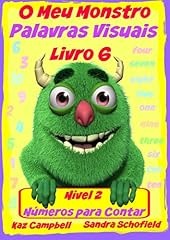 Capa de O Meu Monstro Palavras Visuais - Nível 2 Livro 6: Contar os Números