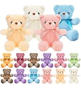16 Pack Small Teddy Bear, 12 Inch Cute Teddy Bear Soft Stuffed Animals Plush Doll Toys Stuffed Te...