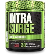 INTRASURGE Intra Workout Energy BCAA Powder - 6g BCAA Amino Acids, Natural Caffeine, 4g Citrullin...