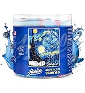 Hemp Gummies for Adults - Blueberry Grape Natural Juice Vitamins, Omega 3 - Chewable Gummy, Made ...
