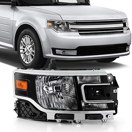 ACANII - For [Halogen Model] 2013-2019 Ford Flex Factory Style Headlight Headlamp Assembly Replacement Passenger Side