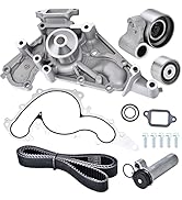 Timing Belt Kit with Water Pump Compatible with 2002-2010 Toyota Tundra Sequoia Land Cruiser 4Run...