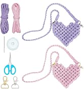 WEBEEDY DIY Paracord Dog Collar Kit - Make 3 Collars & 3 Bracelets, Includes 30m Cord, Pendants, Tools, Gift For Pet Lovers