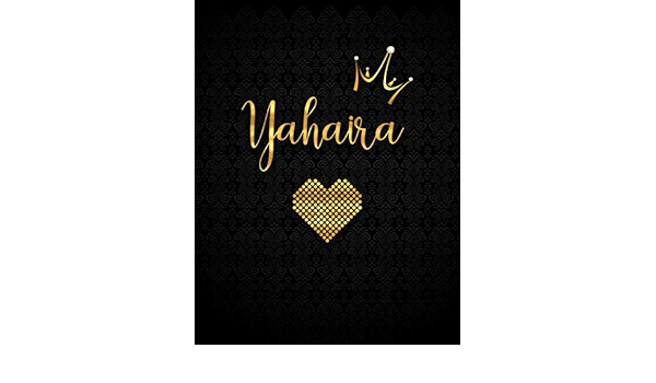 Yahaira: Personalized Lined Journal with Inspirational Quotes