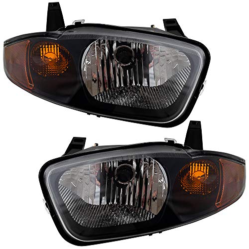AUTOANDART Replacement Driver and Passenger Set Headlights Compatible with 2003 2004 2005 Cavalier 22707274 22707273