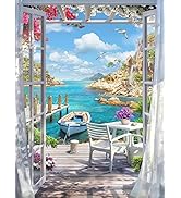 GemZono Diamond Painting, DIY 5D Diamond Painting Kits for Adults and Kids Round Full Drill Diamo...