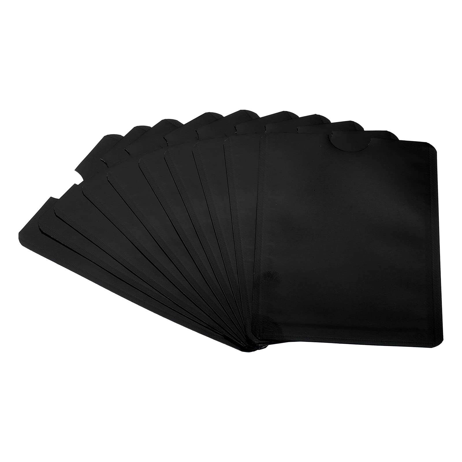 patikil rfid blocking sleeves 20 pcs aluminum identity theft prevention credit cards secure protector holder sleeves for nfc purse black