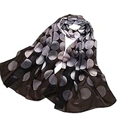 LMVERNA Birds Printed Scarf Women's Floral Scarves Chiffon Scarves Popular Shawls