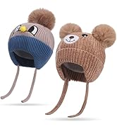 Cappello Con Paraorecchie Per Bambino | Lavorato A Maglia | Morbido E Carino | Per Autunno E Inverno | Taglie 0-36 Mesi - Foto 10