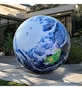 OZIS 60’’ Large Inflatable Globe, Inflatable Earth Planet Balloon with Light for Educational Inst...