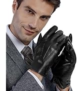 [ジー エス ジー] 革 手袋 メンズ 皮 レザー グローブ 防寒 スマホ 紳士 ドライビンググローブ バイク 冬 人気 ドライブ 黒 保温 運転 通勤 ブランド 高級 1086