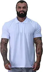 Camisa Gola Polo Masculina Malha Rentex MXD Conceito Cores e Trabalhados Variados