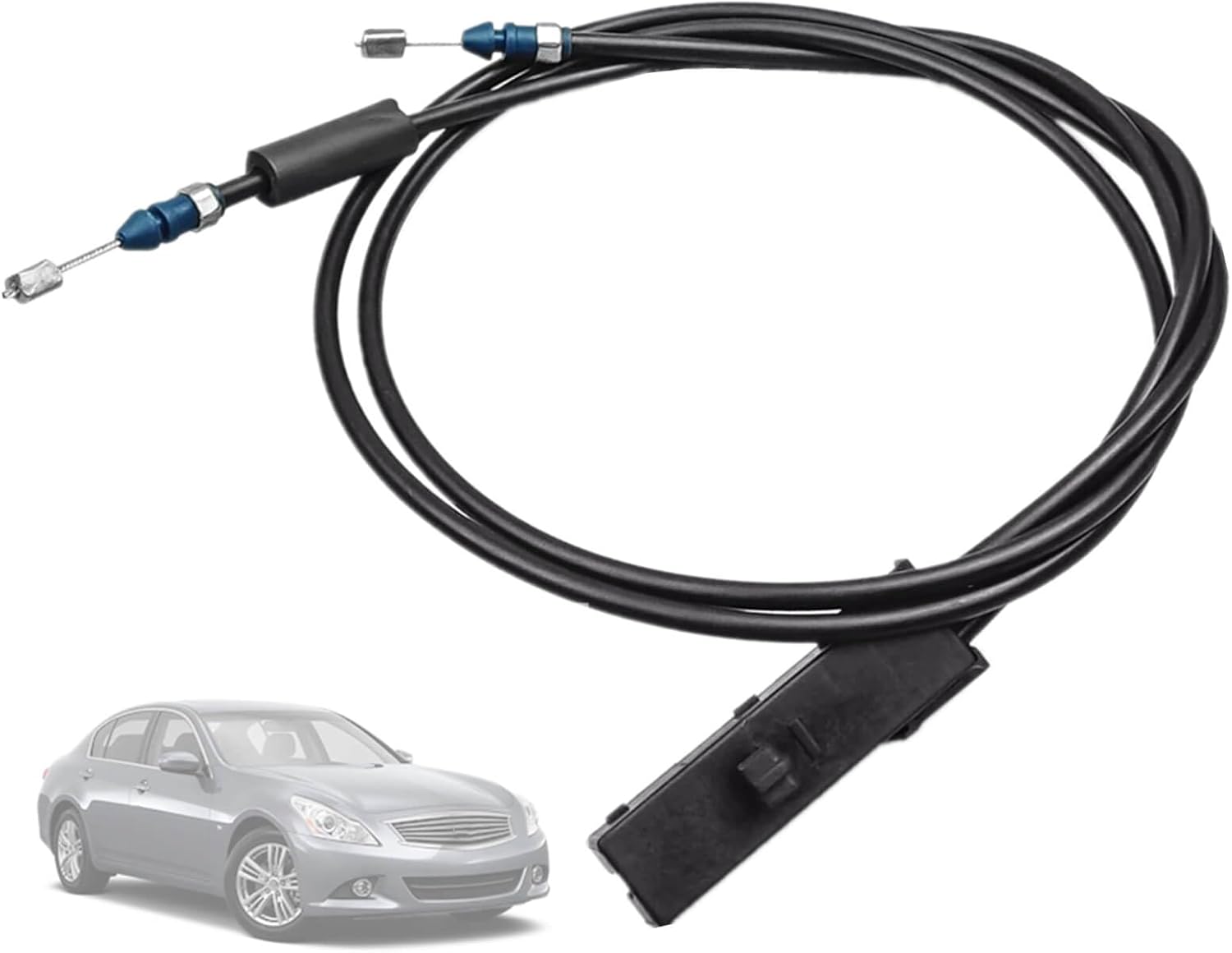 Hood Release Cable 65620-JK61A Compatible with Infiniti Sedan G35 G37 G37X Q40 2007 2008 2009 2010 2011 2012 2013 2015，Hood Release Cables Replace 65620-JK61A 65620JK61A