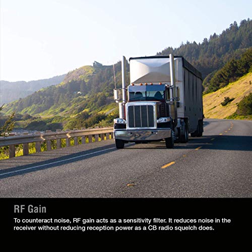 Cobra 25Ltd Professional Cb Radio - Emergency Radio, Travel Essentials, Instant Channel 9, 4 Watt Output, Full 40 Channels, 9 Foot Cord, 4 Pin Connector #TOP6