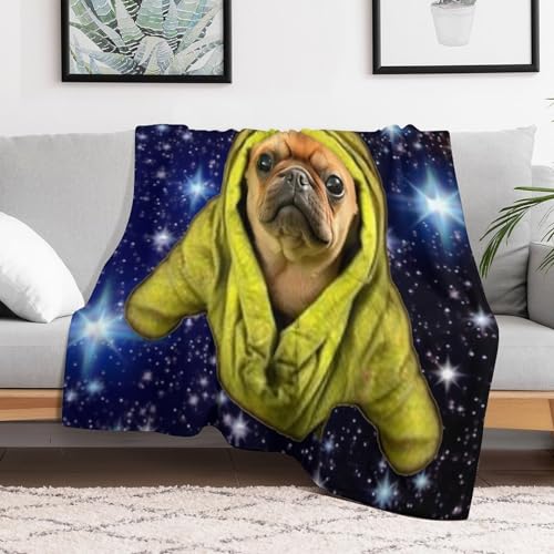 Couvertures en Cute Chien Flannel plaid douce douillet voyage