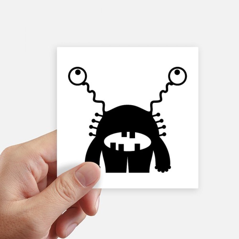 Autocollant univers et alien sketch 10cm lot de 8 stickers multicolores