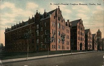 St. Joseph's Hospital, Creighton Memorial Omaha, Nebraska NE Original Antique Postcard