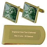 liberty gold coin value Hand Made Geld Clip 55 x 25 mm Poliert