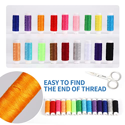 Sewing Kit for Adults,MARQUEEN Needle and Thread Kit with Sewing Supplies and Accessories Contains Scissors,Needles - Image 3