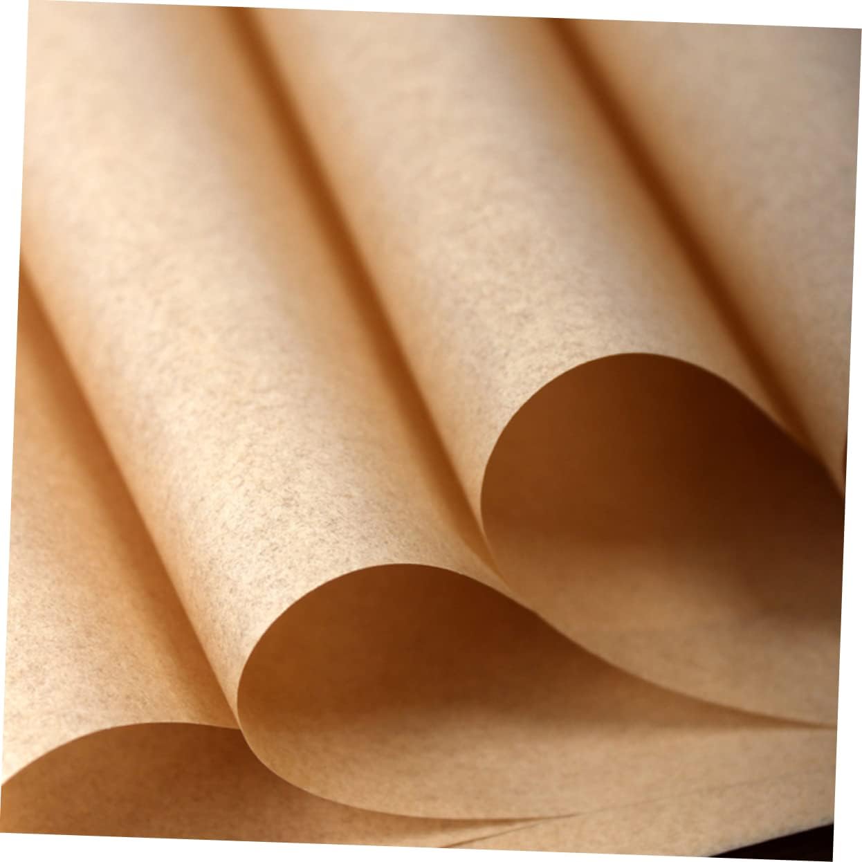 100sheets Nonstick Baking Paper Sheets Parchment Paper for Grilling Baking and Air Fryer Use Oil and Water Resistant for Cookies Pastries and More