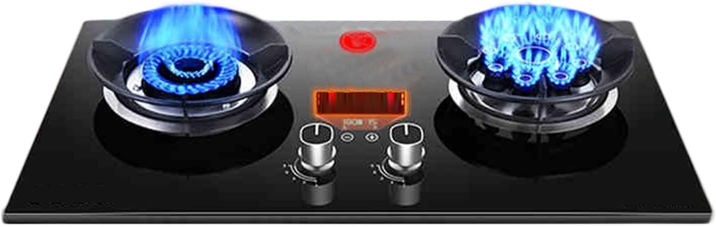 Estufa de Gas 2 Puestos 5.2KW, Encendido Automático, Protección Contra Apagado