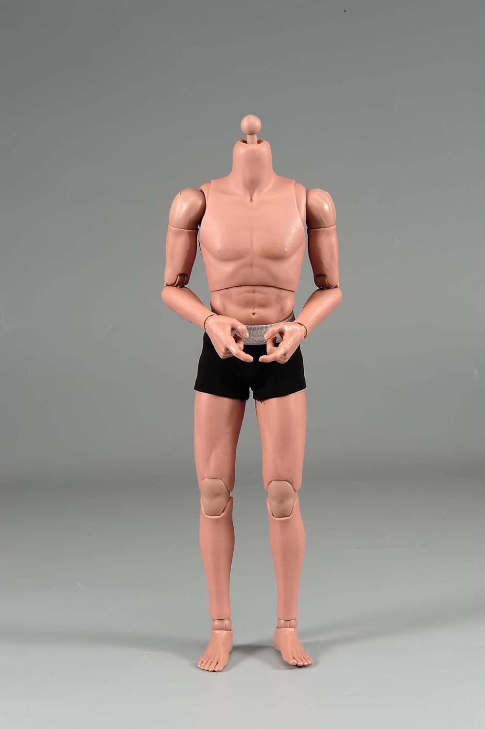 AMITD Cuerpo de figura de acción masculina de 1/6 pulgadas, hombros estrechos, articulaciones superflexibles, muy poseable (modelo AT011) para colección