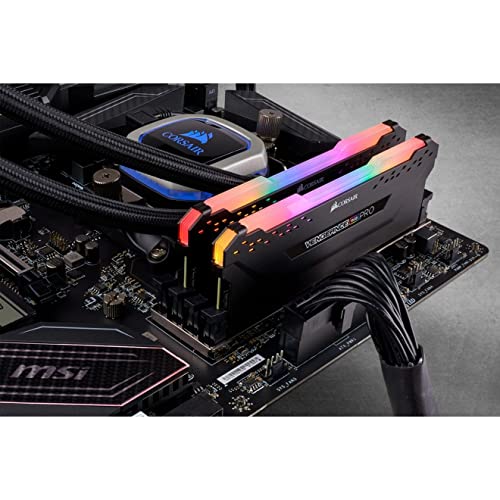 Corsair Vengeance Rgb Pro 16Gb (2X8Gb) Ddr4 4000Mhz C19 Led Desktop Memory - Black #TOP3