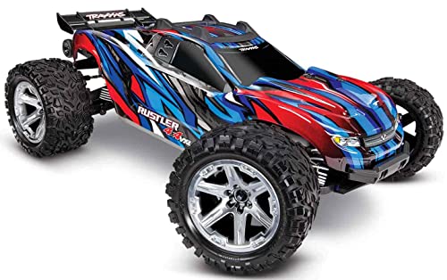 Traxxas Rustler 4X4 Brushless Model 67076-4 Blue #TOP16