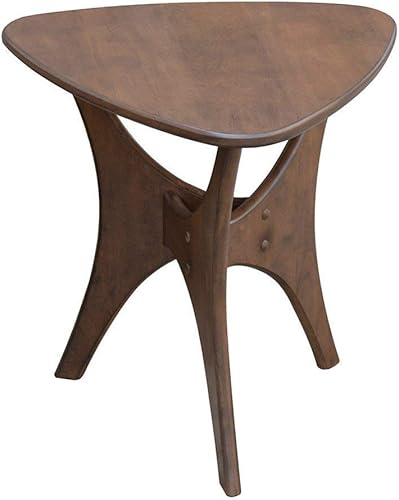 INK+IVY Blaze - Mesas auxiliares de madera, pacanas, mesas auxiliares de estilo moderno de mediados de siglo, mesas pequeñas de 1 pieza para sala de