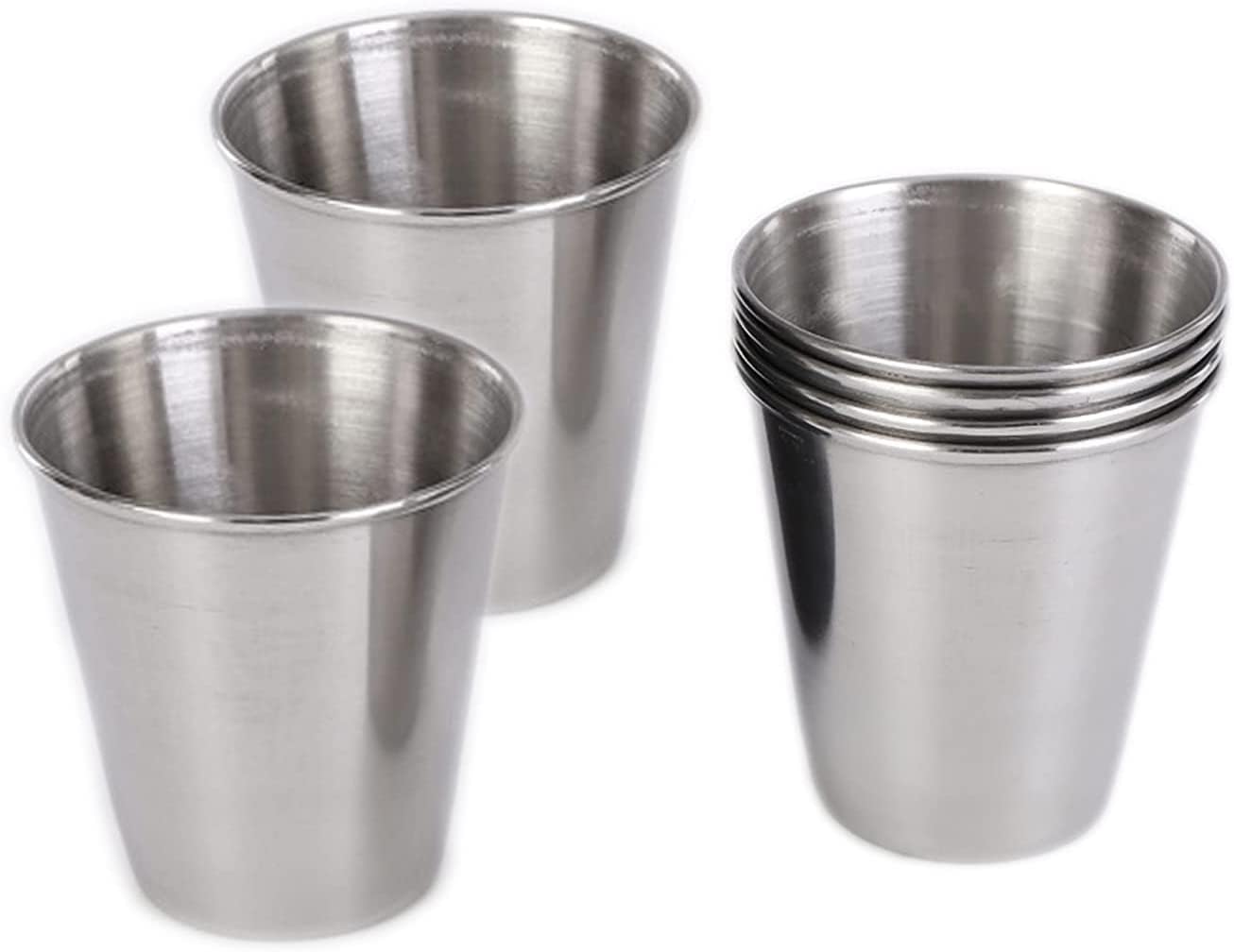 Yansanido 12 Pcs 2.4 Ounce (70ml) Stainless Steel Shot Drinking Cups for Drinking Beer and Wine (12 pcs -2.3 Ounce) - Image 3
