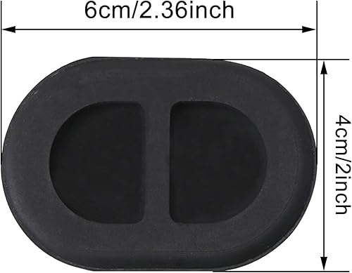 Miniatura 2 de 4 tapones de drenaje para Jeep, tapones de cuerpo de bandeja de piso trasero para Jeep Wrangler JK y JL 2014-2018, 4 tapones de repuesto de goma