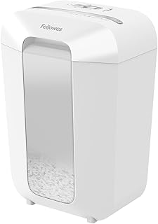 Fellowes Powershred LX70 Paper Shredder with Particle Cut 11 Sheets (P4) for Home Office and Office, Shredder with 18L Was...