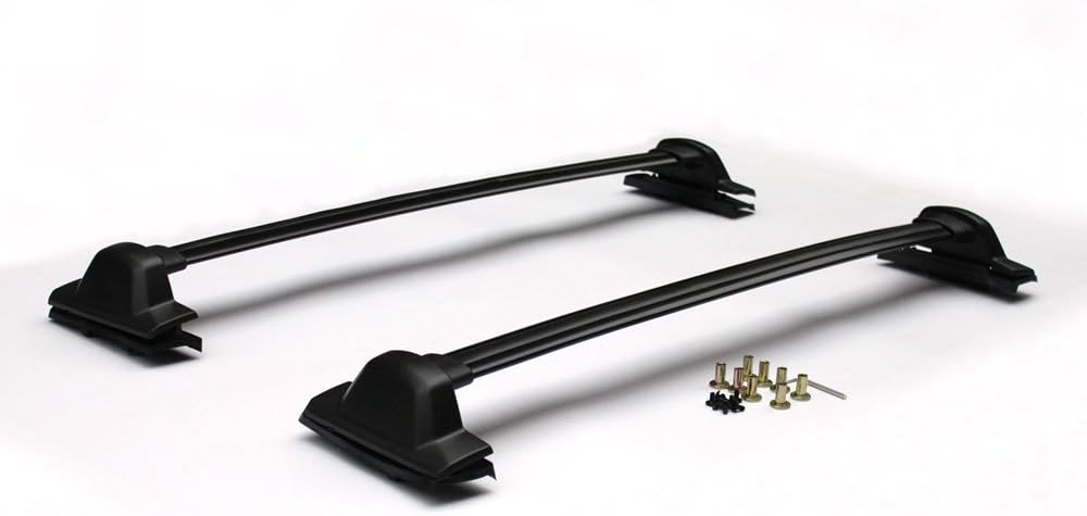 SUNROAD Roof Rack Cross Bars for 2007–2011 Honda CR-V, Aluminum Crossbars Compatible with Factory Side Rails, No-Drill Installation, Black