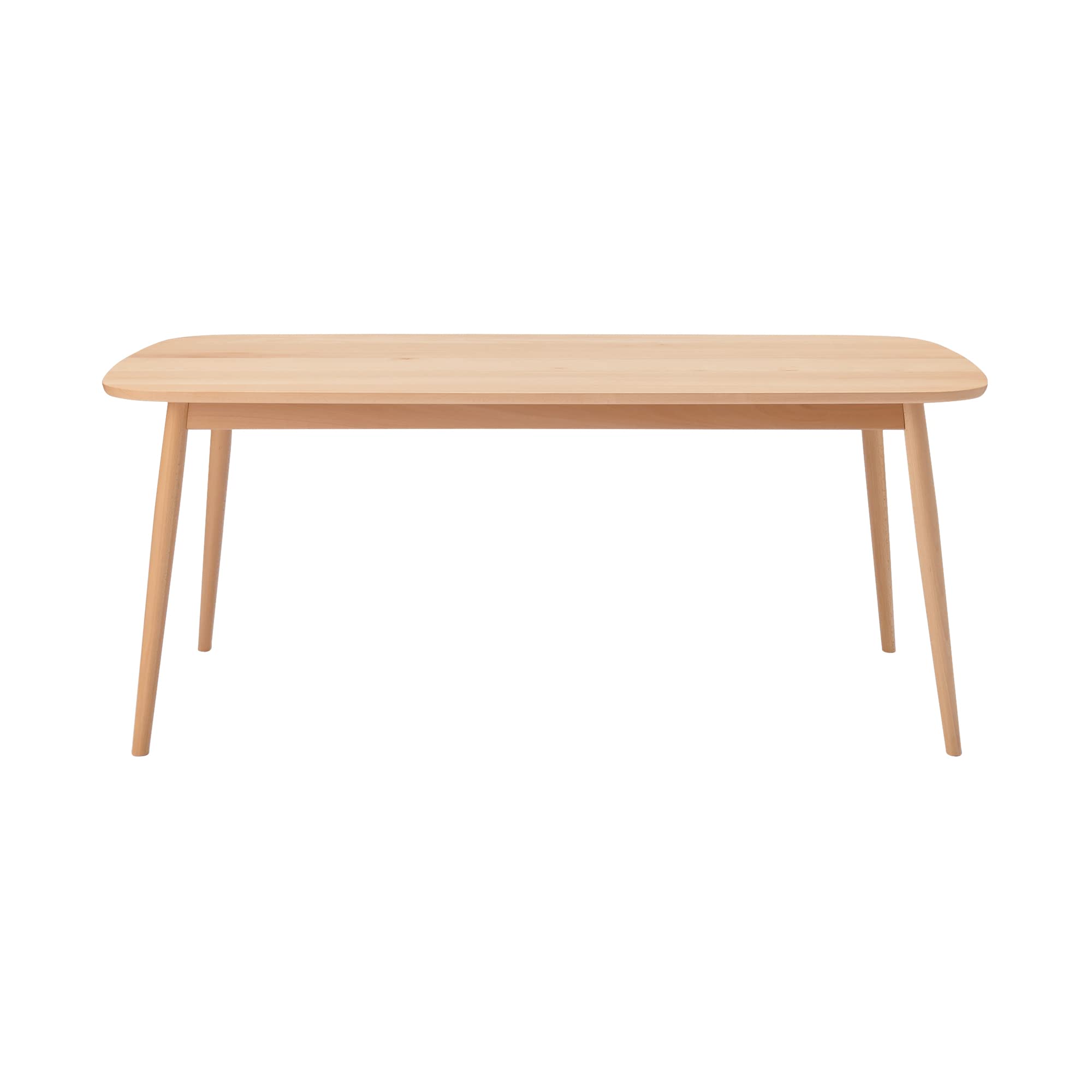 Amazon.co.jp: MUJI 無印良品 ブナ材テーブル 幅180×奥行85×高さ72cm 