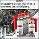 MATHY Diesel-Brennraum-Kur - Diesel Systemreiniger + Injektoren Reiniger Diesel - Bundle zur Reinigung von Einspritzdüsen & Brennraum - Diesel Additiv