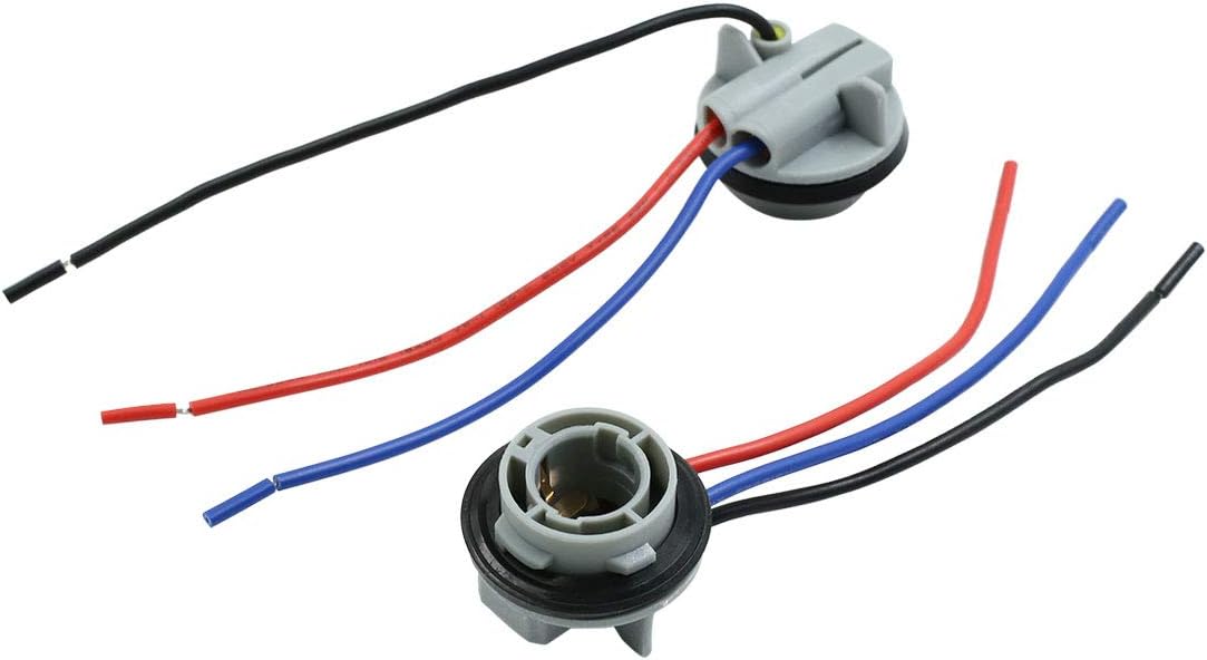 uxcell 2pcs DC 12V 1157 Bulb Socket Car Turn Signal Light