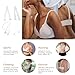 Beaupretty 4Pairs Transparent Invisible Straps Non-slip Replacement Shoulder Straps Comfortable Spandex Elastic for Women Summer Fashion