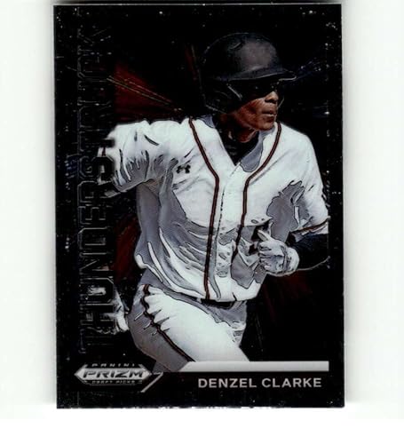 2021 Panini Prizm Draft Picks Thunderstruck #9 Denzel Clarke Cal State University Northridge Matadors RC Rookie Baseball Trading Card