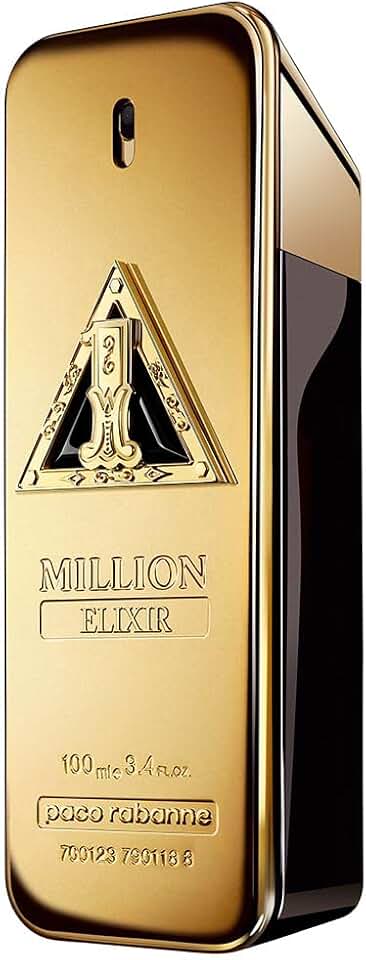 Perfume Masculino 1 Million Elixir, Dourado, Paco Rabanne, 100 ml