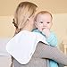 green sprouts Stay-Dry Burp Pads (5 Count) | Ultimate protection from drools & spit ups | Waterproof protection, Soft & absorbent terry, Machine washable