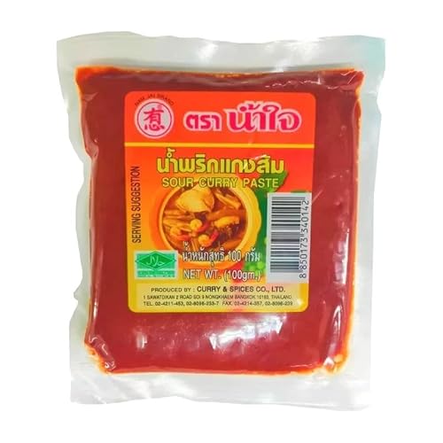 Nam Jai, Sour Curry Paste, 100 Gram [Pack Of 2 Pieces] #TOP9