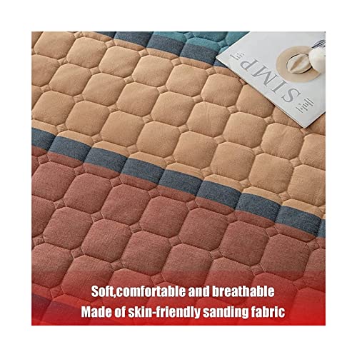 Protetor de colchão de bolso profundo com fronha, lençol de elástico de algodão puro respirável maci