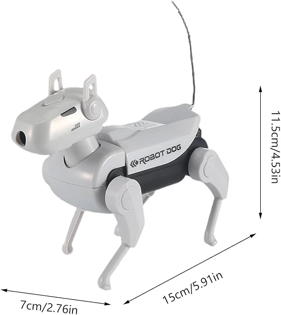 Remote Control Robot Dog – Electric Pet in Walking and Dancing – Remote Control for Dancing Robot Dogs, for Boys Girls Family Friends Young Birthday Christmas