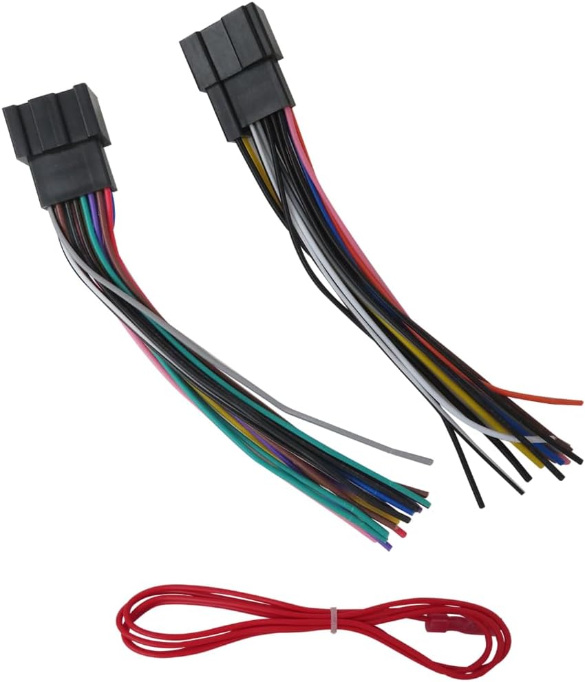 Upgraded 2pcs Car Wiring Harness Adapter for 2008-2012 Chevrolet Malibu Car Radio